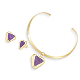 CONJUNTO LÚMEN ARO DOURADO DETALHE SOFISTICADO FRAGMENTOS